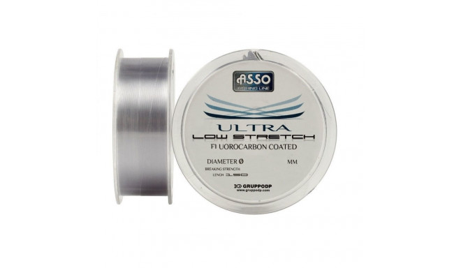 Леска ASSO Ultra Low Stretch 150м 0,26мм/10,2кг серая