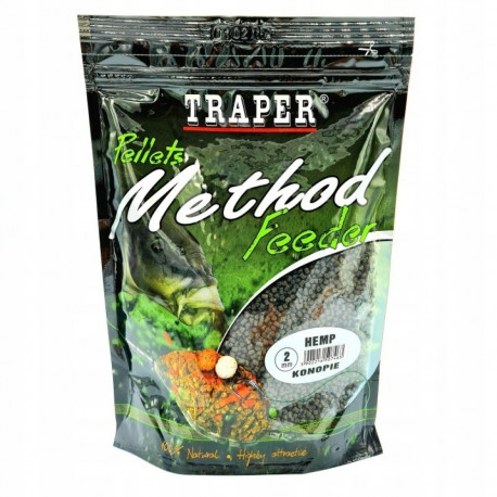 TRAPER Method Feeder Pellet Hemp 2mm/500g