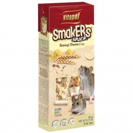 Treat for rodents and rabbits SMAKERS cheese 2pcs 90g
