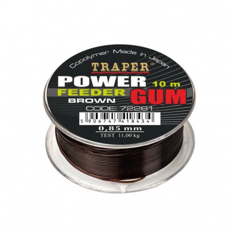 Power Feeder Gum Brown 10m 1.00mm 13kg