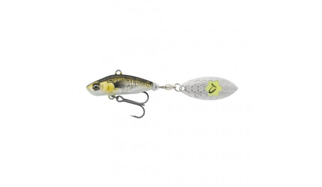 SavageGear 3D Sticklebait Tailspin 7,3см/13г/2-4м Зеленый Серебристый Аю