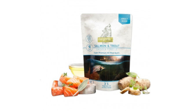 Complete (wet) feed ISEGRIM Salmon & Trout 410g