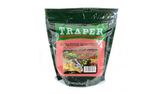 Groundbait additive TRAPER Atraktor Strawberry 250g