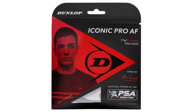 Strings for squash racket DUNLOP ICONIC PRO AF 17g/1,22mm 10m