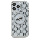 Karl Lagerfeld case for iPhone 16 6,1" KLHMP16SHMCKMHT transparent Hard IML Monogram Karl&Choupe