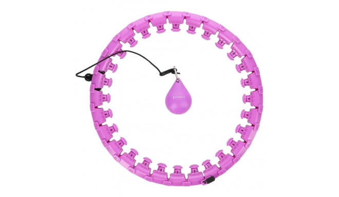 Hula hop plus size with tabs and weights HMS HHW12 purple