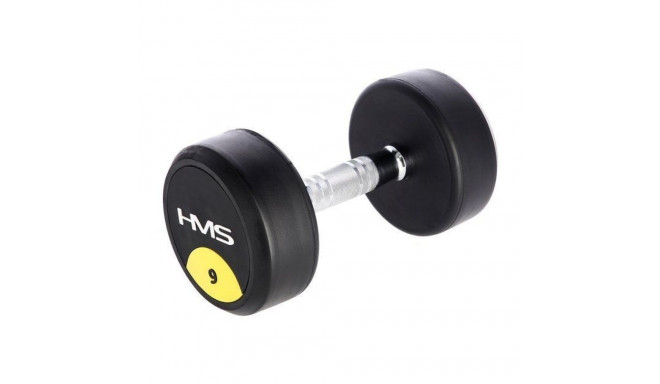 Rubberized dumbbell 9kg HMS HG PRO 9