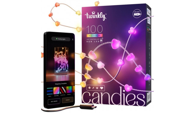 Twinkly Candies LED jõulupuu tuled TWKH100RGB-T 6 m