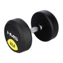 Rubberized dumbbell 22.5kg HMS HG PRO 22.5