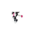 Pink diagonal stepper with movable arms and cables HMS S3085