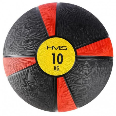 HMS Fitness NK10 topispall 10 kg, must, punane
