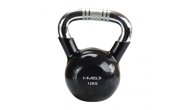 Kettlebell chrome 12kg black HMS KTC12