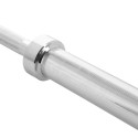 Olympic straight barbell 16.2kg/2000mm + spring clamps HMS GOP200