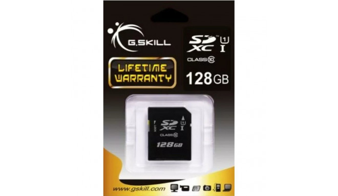 G.SKILL SDXC 128GB CLASS 10 UHS-I mälukaart
