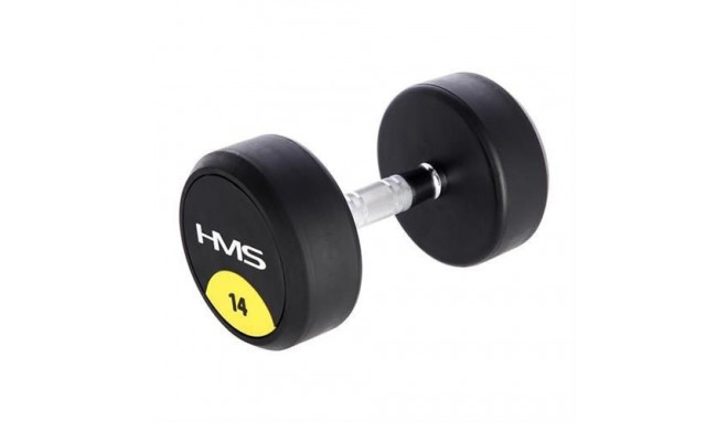 Rubberised dumbbell 14kg HMS HG PRO 14