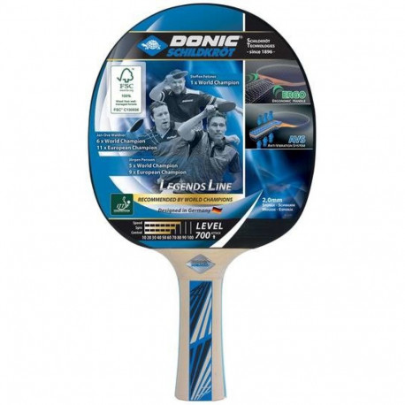 Donic Schildkröt Legends 700 table tennis equipment Blue, Wood