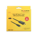 DeLOCK 85292 video cable adapter 3 m USB Type-C HDMI Black