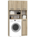 Topeshop ZESTAW MARPOL SON bathroom storage cabinet Oak