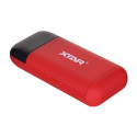 XTAR PB2S red battery charger / power bank to Li-ion 18650 / 20700 / 21700