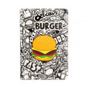 iLike Galaxy Tab A9 Plus 11 Tablet Case Design SM-X210/SM-X215/SM-X216 Burger