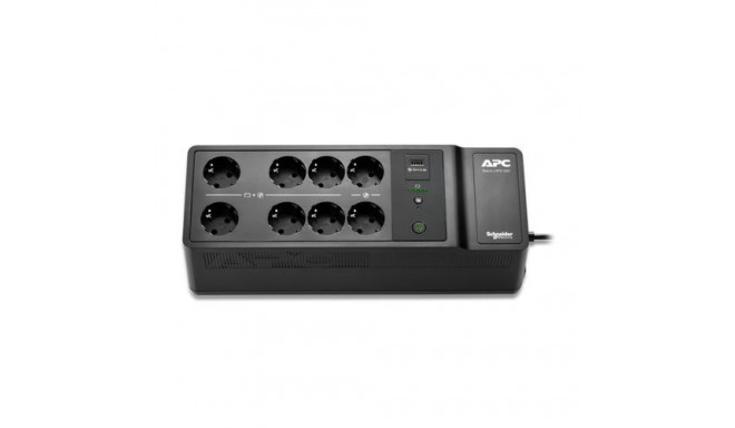 APC Back-UPS, 500VA/300W Floor/Wall Mount, 230V, 8x CEE 7/3 Schuko outlets, USB Type A Port, User Re