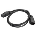 Lanberg CA-C19E-10CC-0018-BK power cable Black 1.8 m C19 coupler C20 coupler