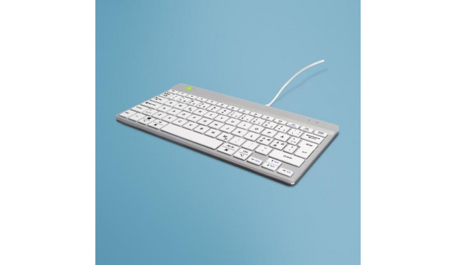 R-Go Tools Ergonomic keyboard R-Go Compact Break, compact keyboard with break software, QWERTY (NORD