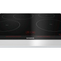 Siemens EH675LFC1E hob Black, Stainless steel Built-in Zone induction hob 4 zone(s)