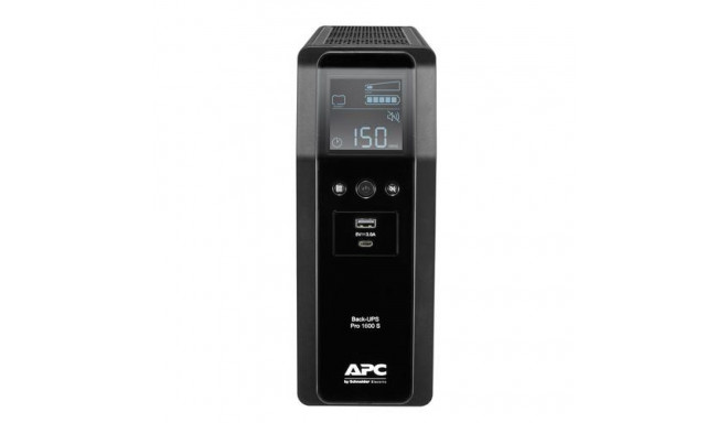 APC Back-UPS Pro, 1600VA/960W, Tower, 230V, 8x IEC C13 outlets, Sine Wave, AVR, USB Type A + C ports