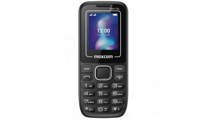 MaxCom Classic MM135 LIGHT 4.5 cm (1.77&quot;) 68 g Black Entry-level phone