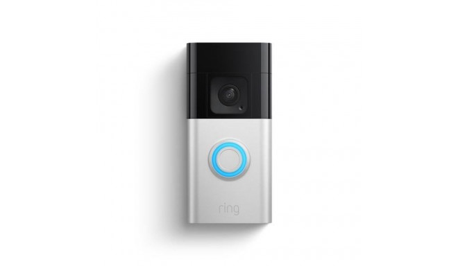 Ring Battery Doorbell Plus Black, Nickel