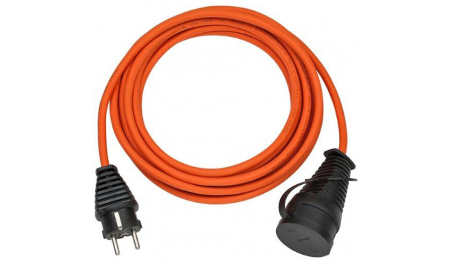 Brennenstuhl 1169960 power extension 5 m Outdoor Black, Orange