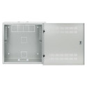 Intellinet Low-Profile 19&quot; Wall Mount Cabinet with 4U Horizontal and 2U Vertical Rails Slim