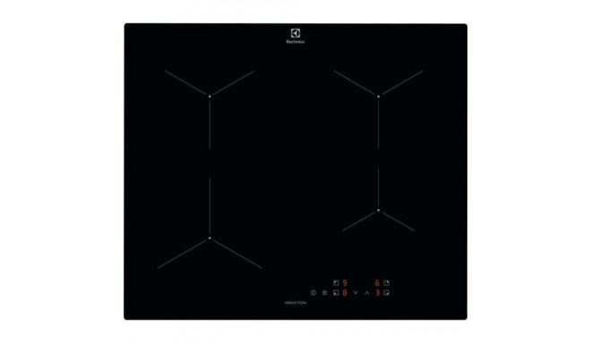 Electrolux LIL61424C Black Built-in 60 cm Zone induction hob 4 zone(s)