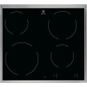 Electrolux EHF6240XXK Black Built-in 57.6 cm Ceramic 4 zone(s)