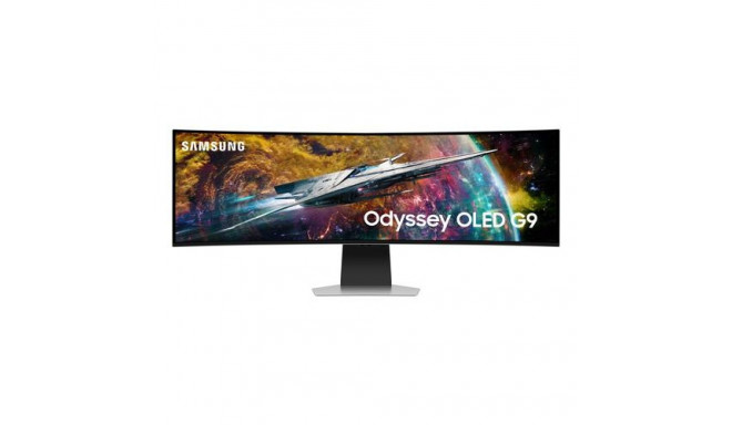 Samsung G95SC computer monitor 124.5 cm (49&quot;) 5120 x 1440 pixels Dual QHD OLED Silver