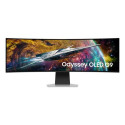 Samsung G95SC computer monitor 124.5 cm (49&quot;) 5120 x 1440 pixels Dual QHD OLED Silver