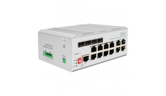 Digitus Industrial 8+4 L2 managed Gigabit Ethernet Switch