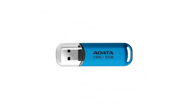 ADATA AC906-32G-RWB USB flash drive 32 GB USB Type-A 2.0 Blue, Transparent