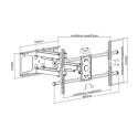 Equip 37&quot;-90&quot; Tilt/Swivel TV Wall Mount Bracket