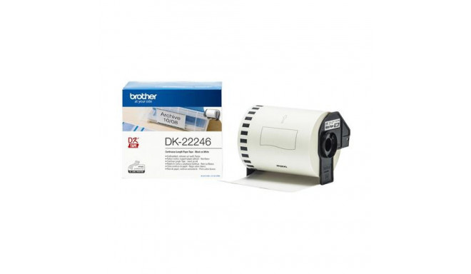 Brother DK-22246 label-making tape Black on white