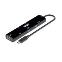 CLUB3D USB4™ Gen3x2 Type-C, 6-in-1 Hub with HDMI™ 8K60Hz or 4K120Hz, 2xUSB Type-A(10G), Ethernet RJ4