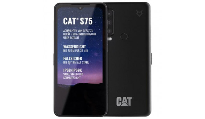 CAT S75 16.7 cm (6.58&quot;) Android 12 5G 6 GB 128 GB 5000 mAh Black