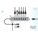 i-tec USB-C/USB-A Charging Metal HUB 7 Port