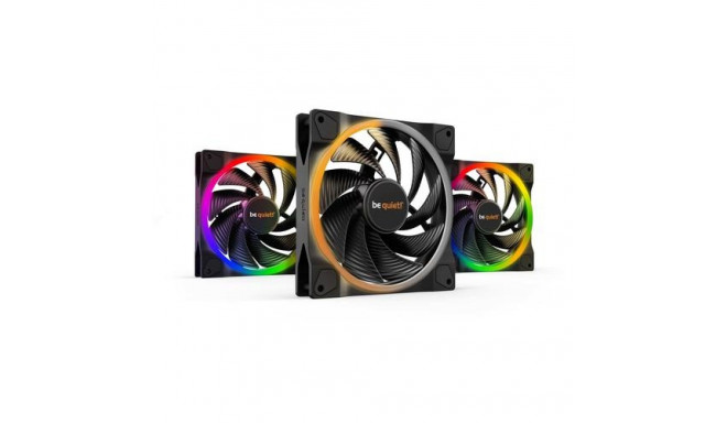 be quiet! Light Wings 140mm ARGB PWM High Speed Fan Black 3 Pack