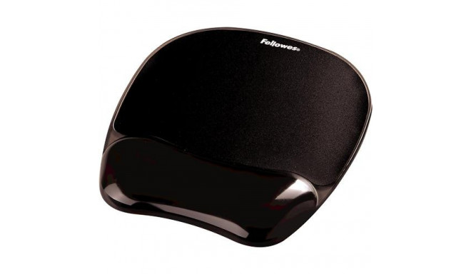 Fellowes Mouse Mat Wrist Support - Crystals Gel Mouse Pad with Non Slip Rubber Base - Ergonomic Mous