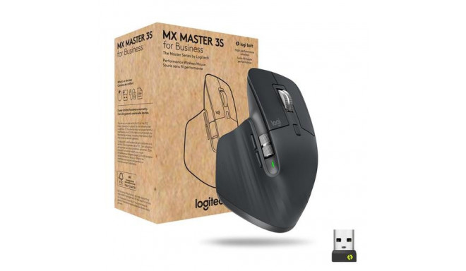 Logitech MX Master 3s for Business mouse Right-hand Office RF Wireless + Bluetooth Laser 8000 DPI