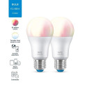 WiZ Bulb 8W (Eq.60W) A60 E27 x2