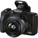 Canon EOS M50 Mark II + EF-M 15-45mm IS STM MILC 24.1 MP CMOS 6000 x 4000 pixels Black