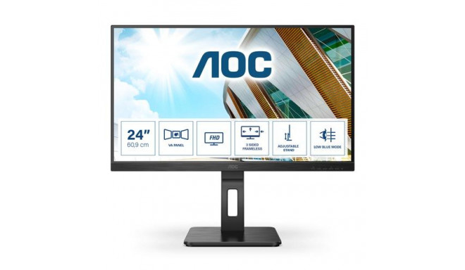 AOC P2 24P2QM LED display 60.5 cm (23.8&quot;) 1920 x 1080 pixels Full HD Black